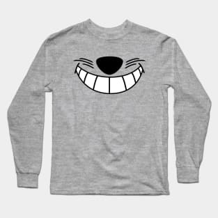 Smiling Orange Cat Long Sleeve T-Shirt